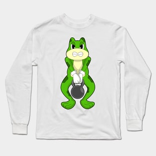 Frog Bodybuilding Dumbbell Long Sleeve T-Shirt